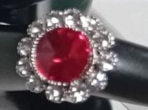 ring modeschmuck mit echt kristall