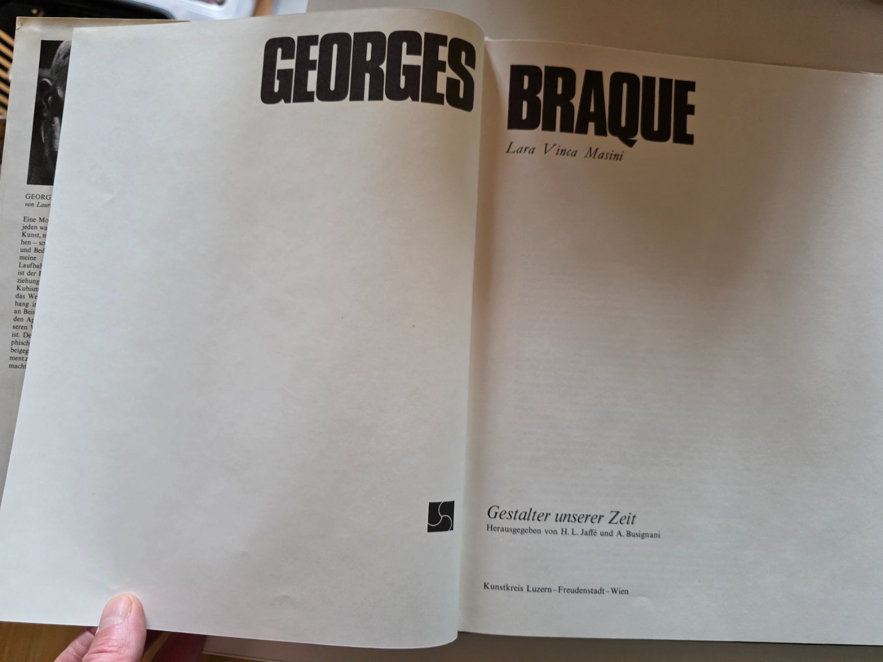 Libri: Georges Braque - Gestalter unserer Zeit - 1969 – Usato da Walterswil BE venduto da Lonitti 6