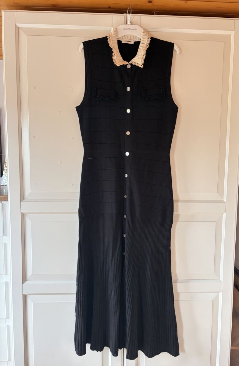 Sandro Vestiti: Sandro Black Elegant Midi Dress – Usato da St.Josefen venduto da lop_lh8d 7