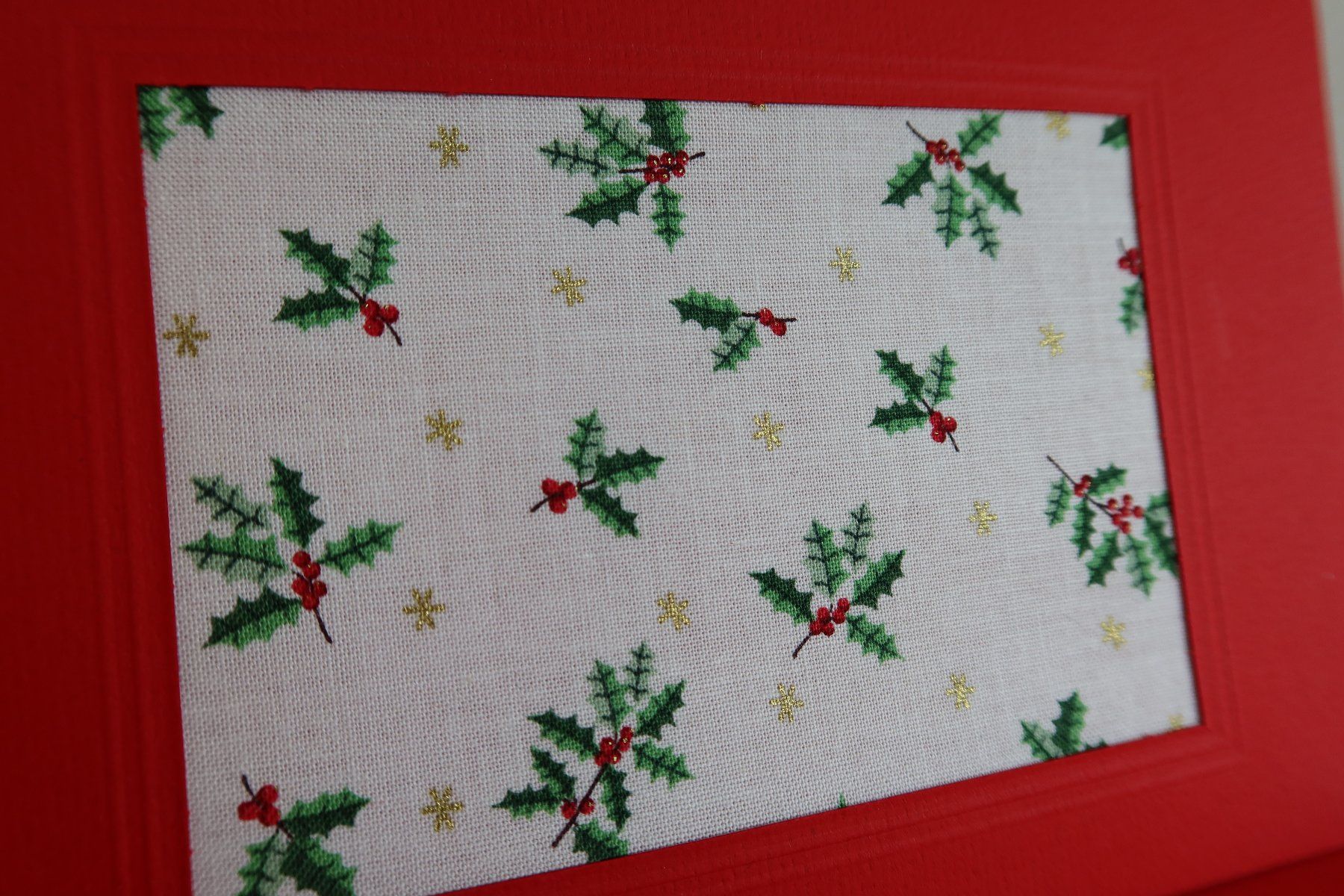 Karten: Set: 3 Weihnachtskarten mit Stoff (Doppelkarten/Kuverts) – Neu und originalverpackt aus Zürich von Piki7 1