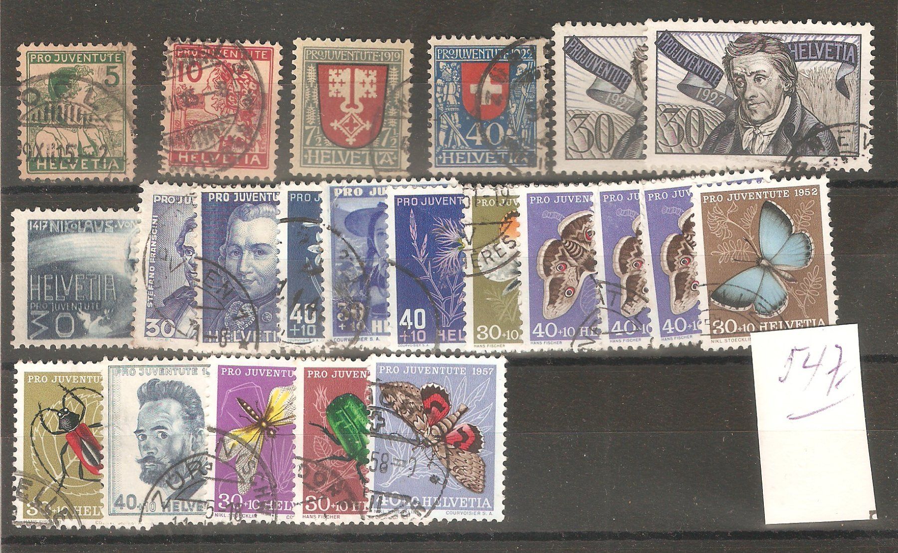 Tous les timbres: PJ kleine Sammlung feinst gest. – D'occasion à Lausanne par Whorvath