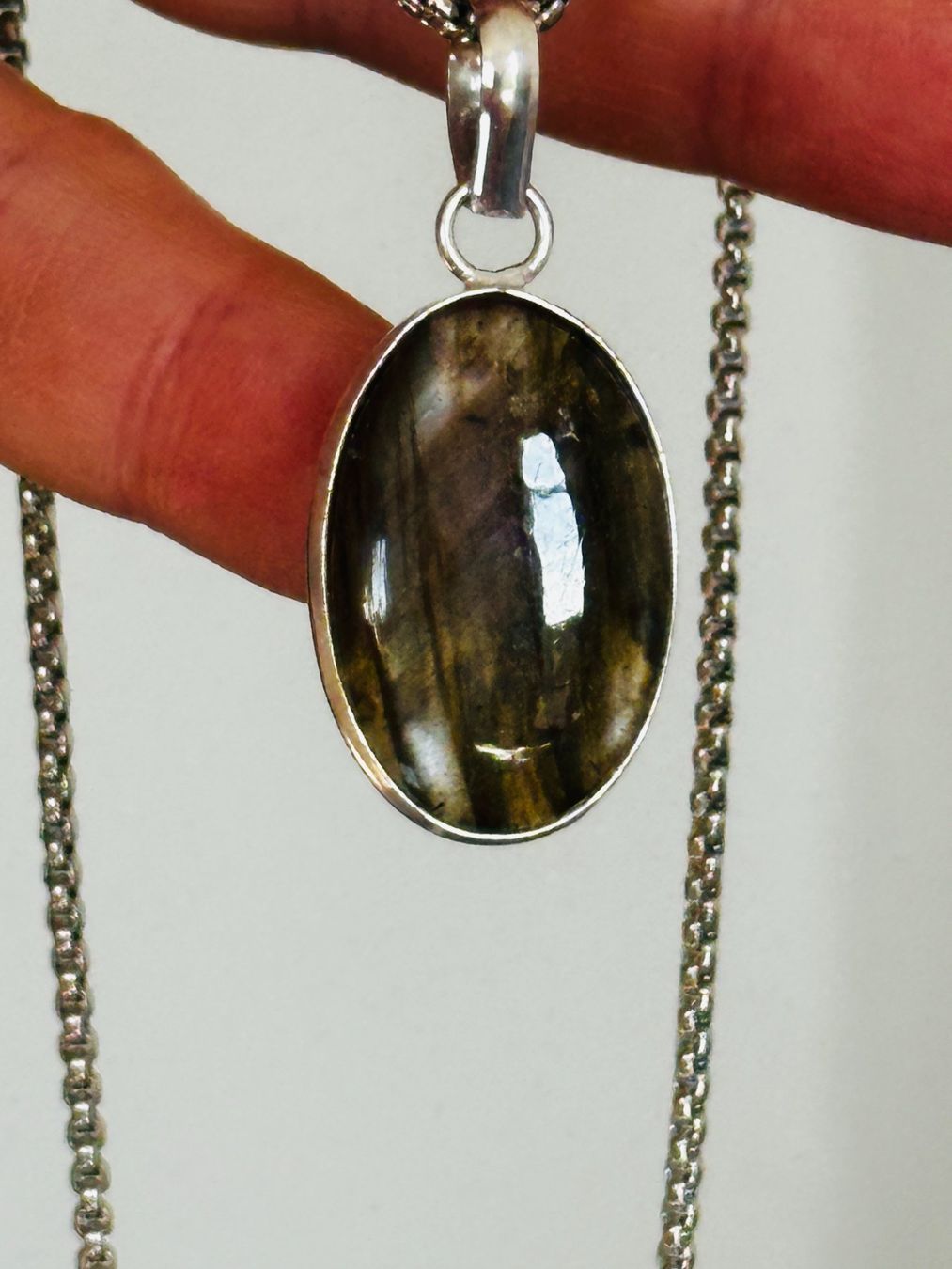 Catenine: Labradorite Gemstone Handmade Jewelry necklace – Nuovo e nell'imballaggio originale da Genève venduto da AGBERG 3