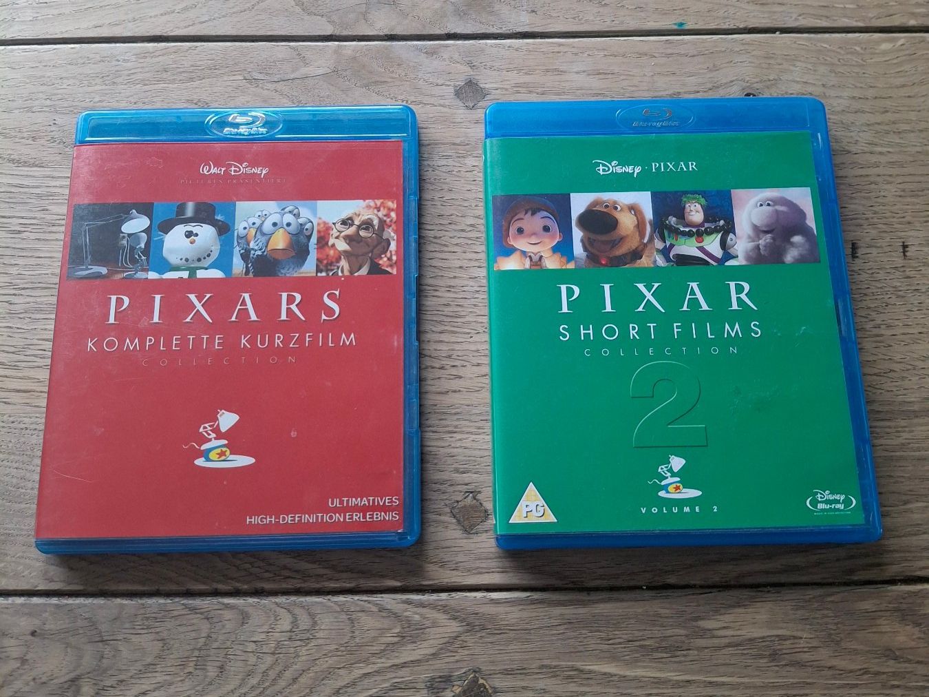 Tutti i DVDs: Pixar Kurzfilme 1 + 2 Blu Ray Set – Usato da Schaffhausen venduto da therealtoadette