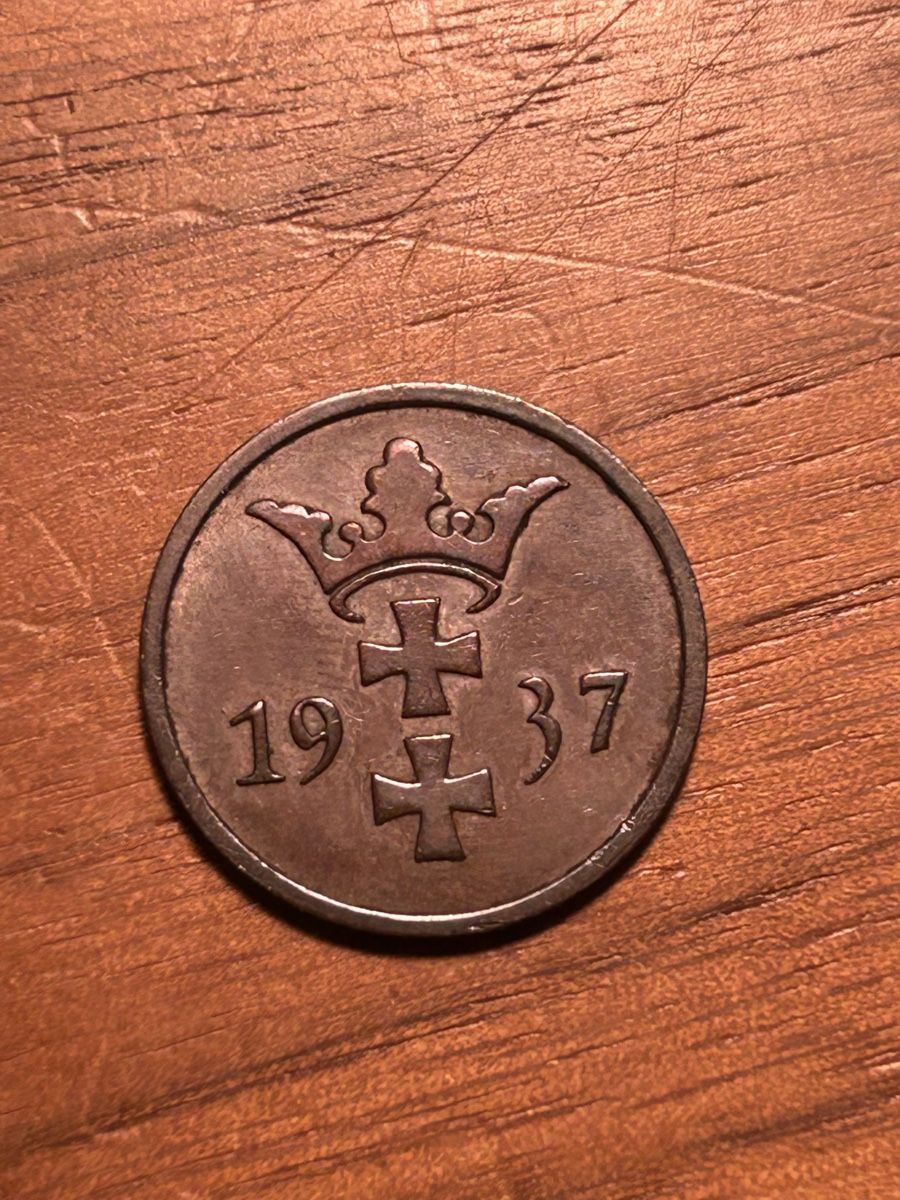 Tutti le monete: 2 Pfennige 1937 Danzig – Usato da Zürich venduto da vdwetering 1