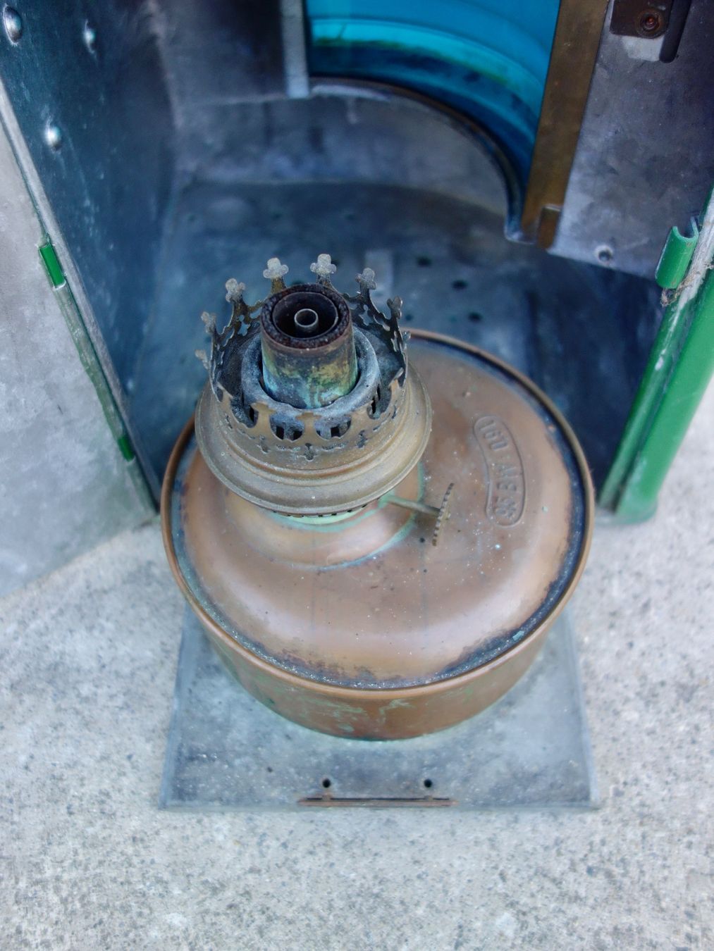Lampes anciennes: Schiffslaterne Bootslaterne Positionslicht Petroleumlampe – D'occasion à Kerzers par zimmergruen 9