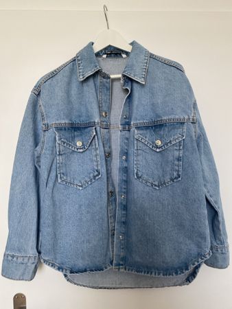 Chemise-Veste Oversize en jeans