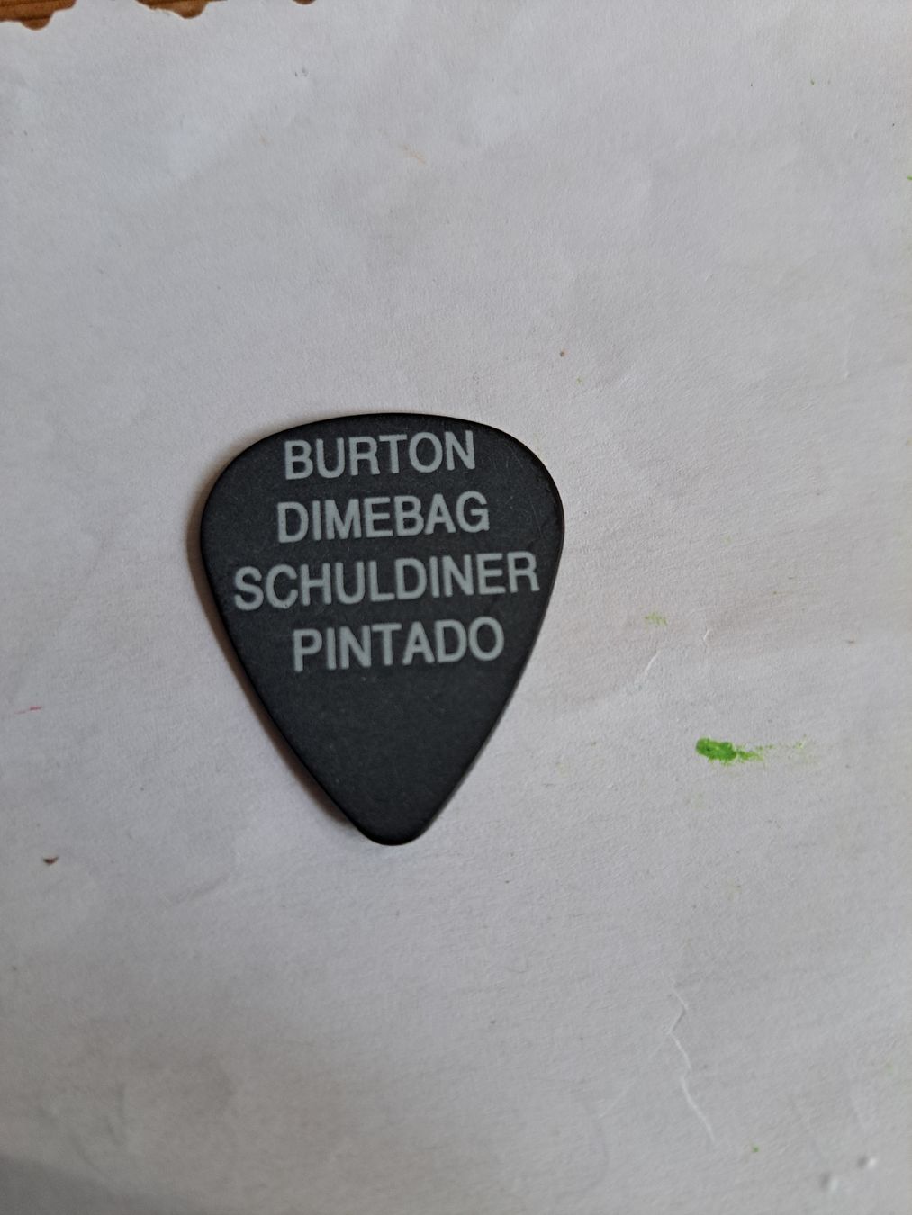 Autografi: FEAR FACTORY Guitar Pick Plektrum – Usato da Sierre venduto da ronhextall 1