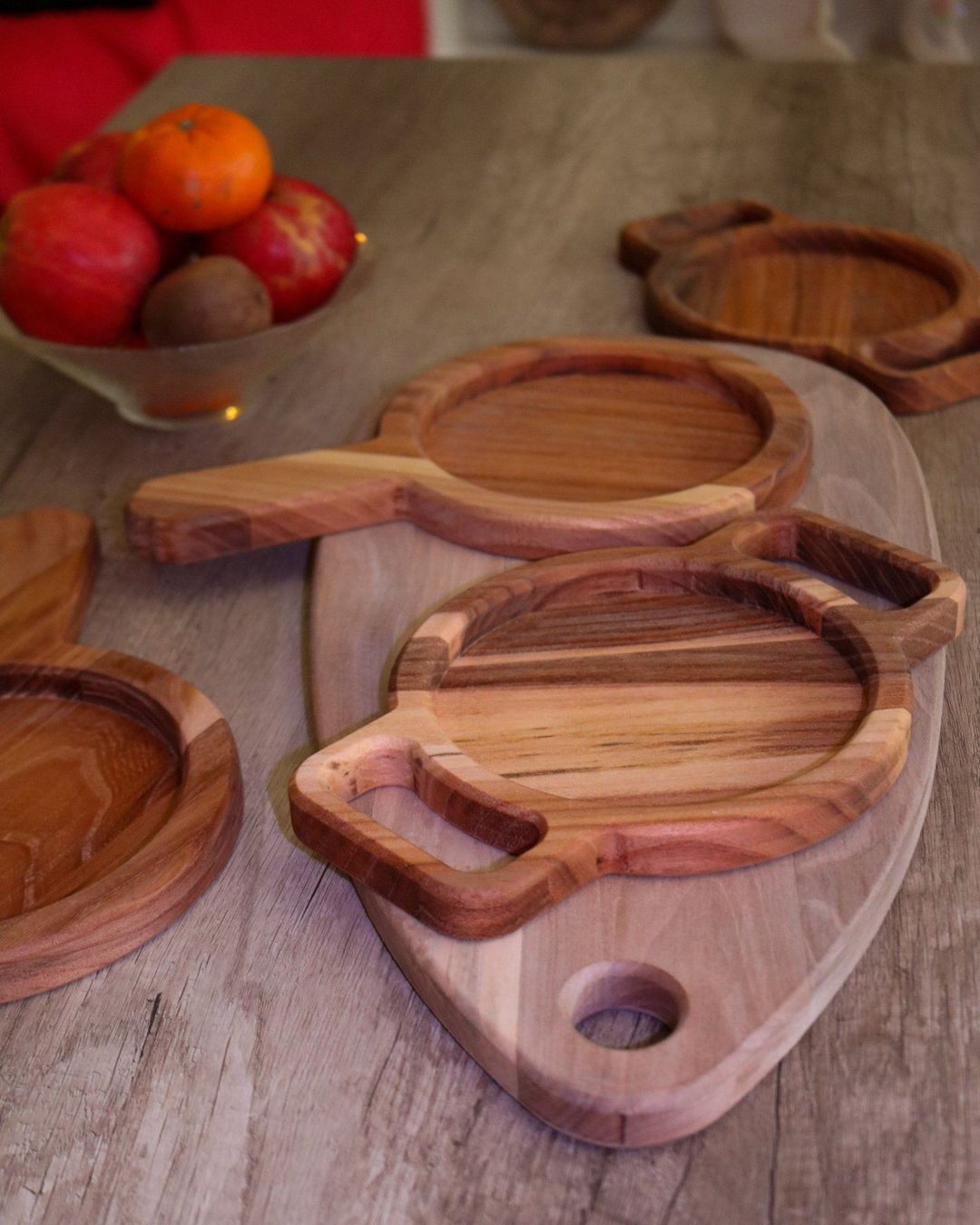 Piatti di portata: Holztablett Servierplatten aus Holz – Nuovo e nell'imballaggio originale da Zürich venduto da Miki_Schreiner 3