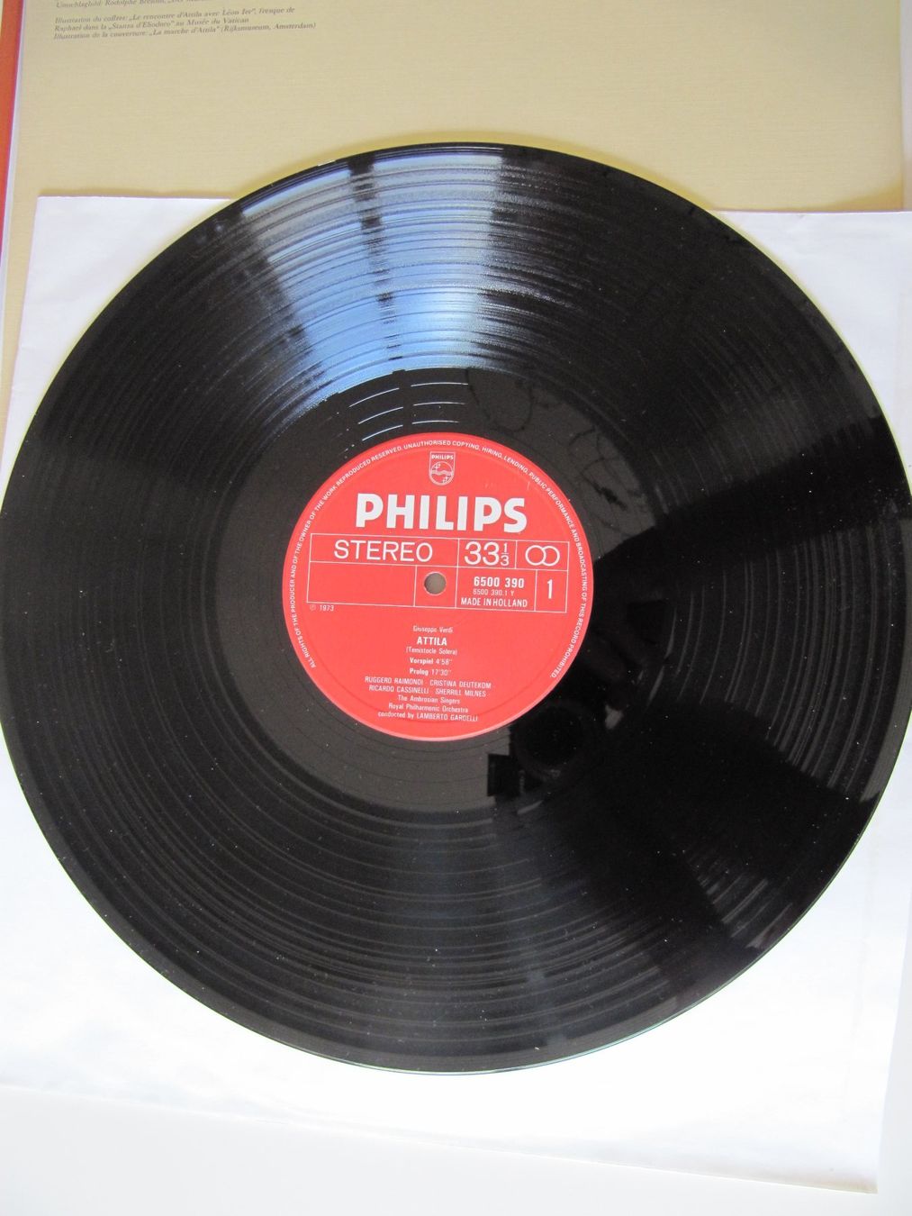 Dischi in vinile: Klassik-LP Box  VERDI  ATTILA – Usato da Basel venduto da Kuba2 3
