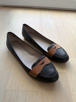 Loafer Hugo Boss Leder schwarz braun, Grösse 38