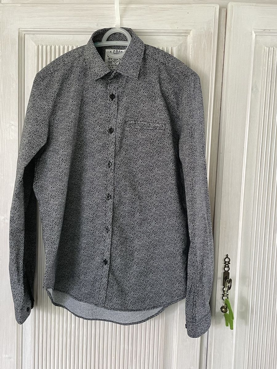 Lee Camicie: Lee Cooper Herrenhemd Gr. M schwarz gemustert – Usato da Goldswil venduto da _Dudy_