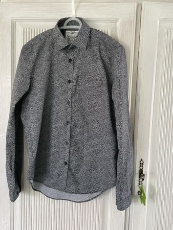 Lee Cooper Herrenhemd Gr. M schwarz gemustert