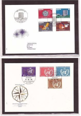 Alle Briefmarken: 1982  2x  FDC OMM+OMPI – Neu (gemäss Beschreibung) aus Rheinau von loxis