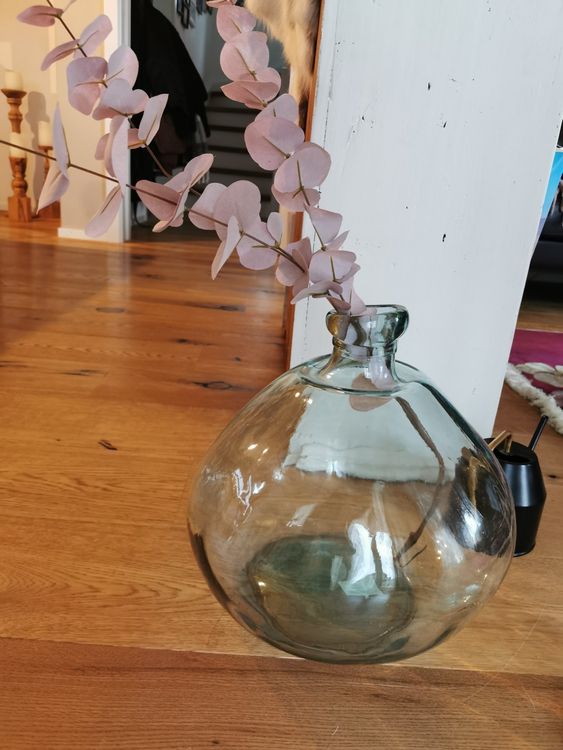 Große Bodenvase 58cm Höhe - Strukturierte Kunststoff Vase Bruchsicher - Deko Vase Für Wohnzimmer & Flur