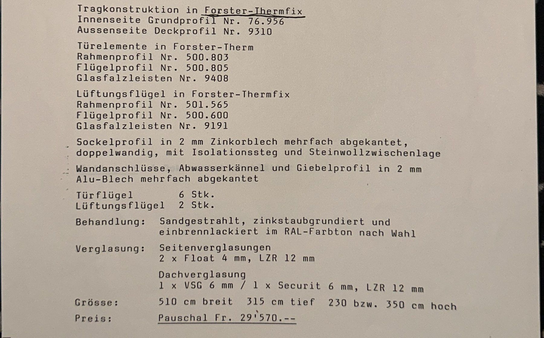 Cabanes de jardin & serres: Wintergarten, Gewächshaus – D'occasion à Bättwil par FOCUS122 6