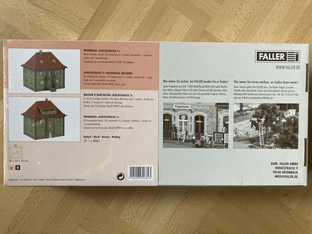 Faller Modelleisenbahnen: Faller H0 130682 Kirchstrasse 5 – Neu und originalverpackt aus FRIBOURG von Boris004 1