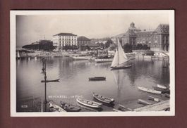 NEUCHÂTEL - Le Port - 1928