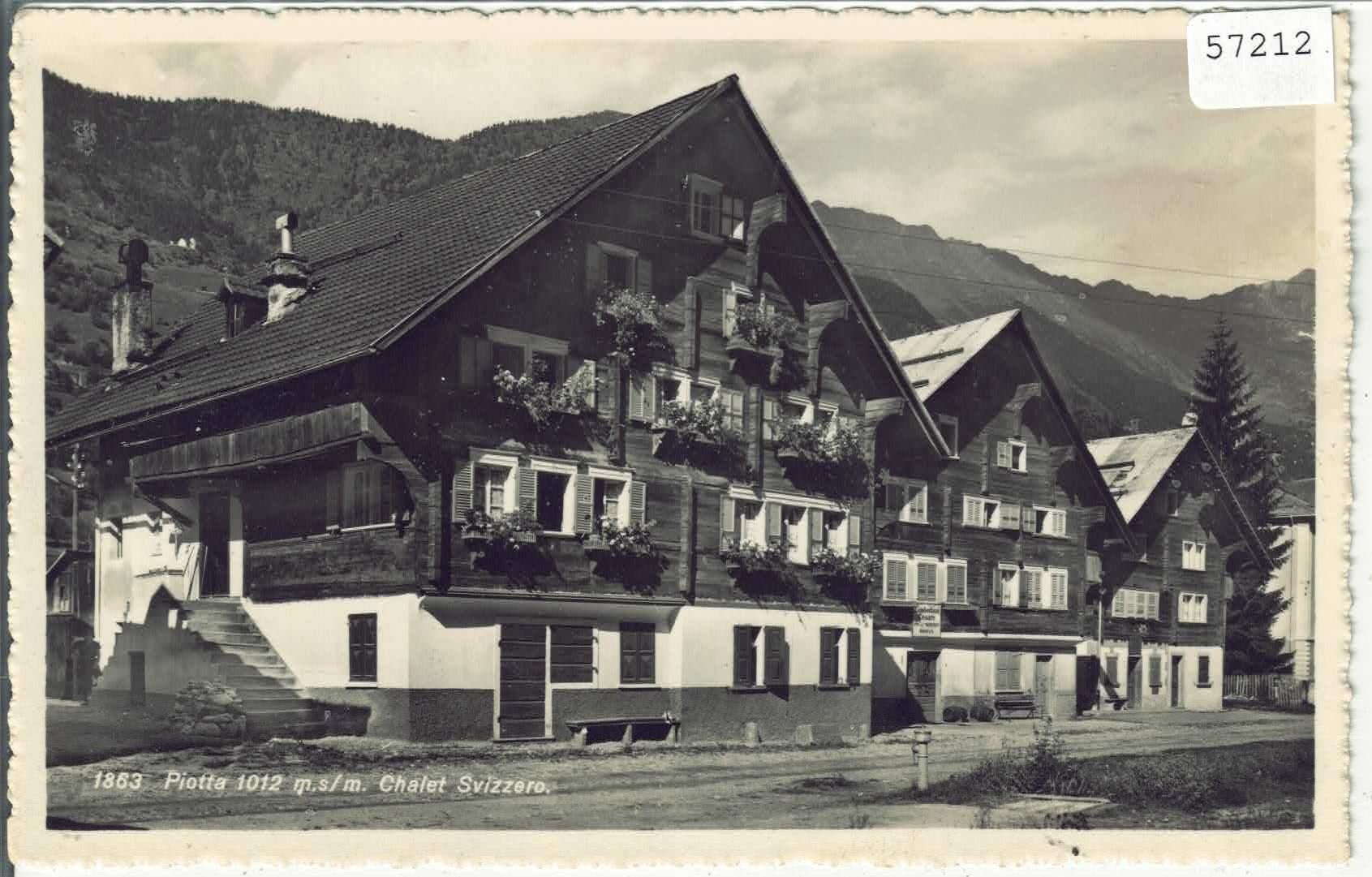 Cartes postales: Piotta - Chalet Svizzero – D'occasion à Ettingen par Kartenplanet