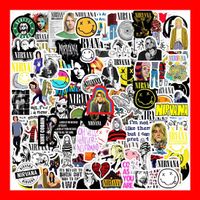 Nirvana Stickerset Aufkleber Stickerbomb Kurt Cobain Punk