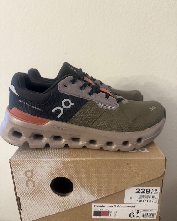 On Scarpe da donna: On Cloudrunner Waterproof Gr 37 Neu – Nuovo e nell'imballaggio originale da Zürich venduto da shq_nm2c 4