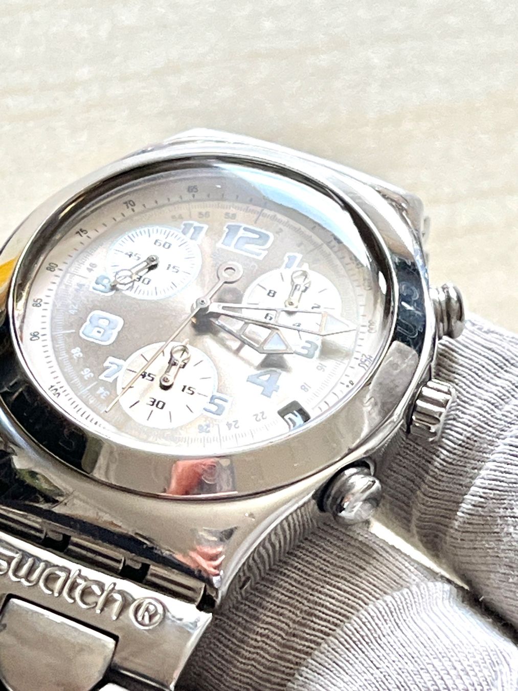Swatch Uhren: Swatch Irony Chronograph, Herrenuhr – Gebraucht aus Grenchen von chththl 6