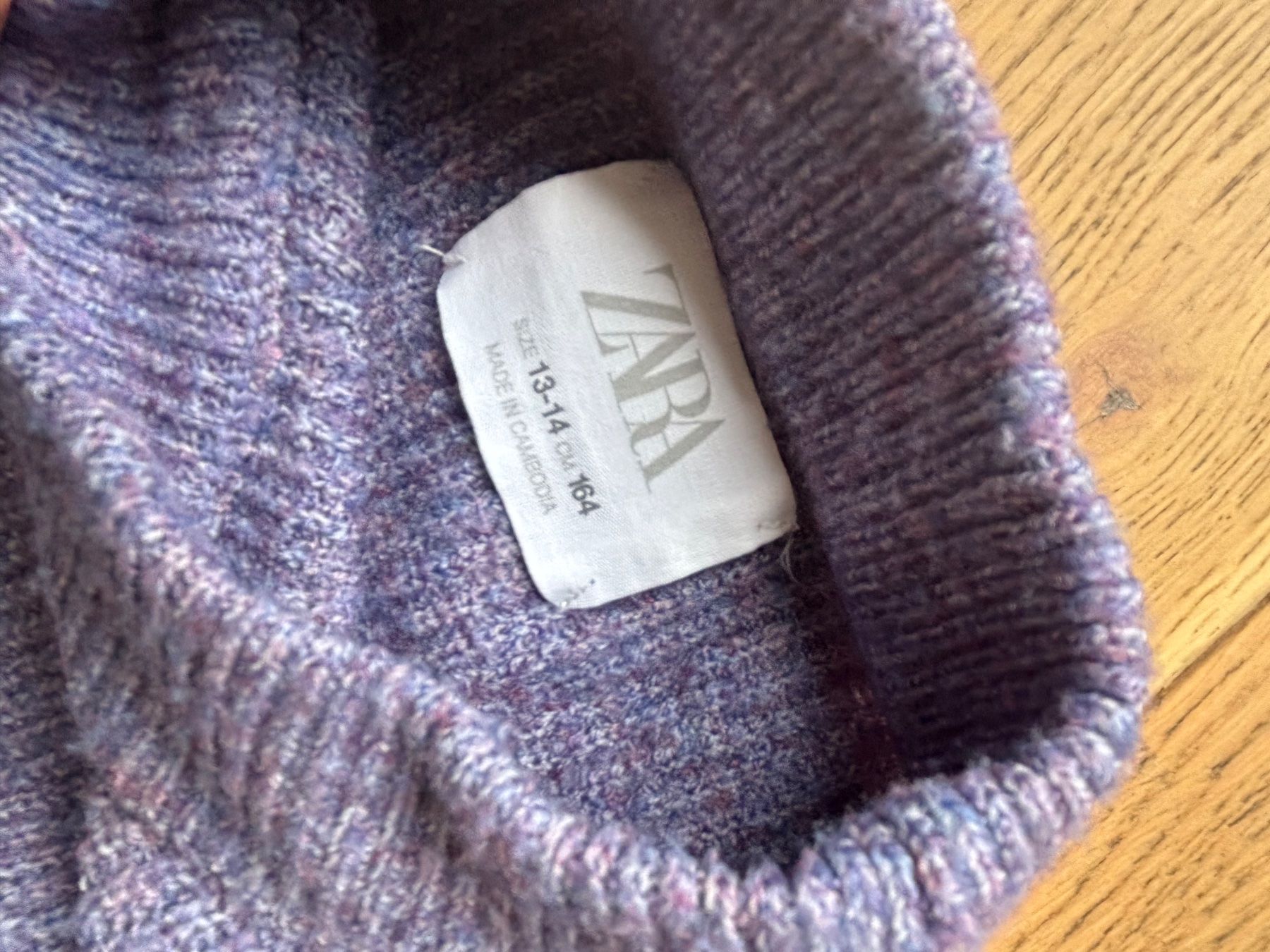 Zara Maglioni & Felpe: Pull long en maille lilas Zara – Usato da Genève venduto da bha_jcf5 4