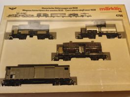 Märklin 4786 Historische Güterwagen um 1930