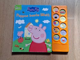Kinderbuch Peppa Pig - Peppas bunte Welt (mit 10 Geräuschen)