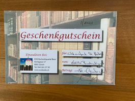 Büchergutscheine 50.-- vom Antiquariat EOS Benz, 8001 Zürich