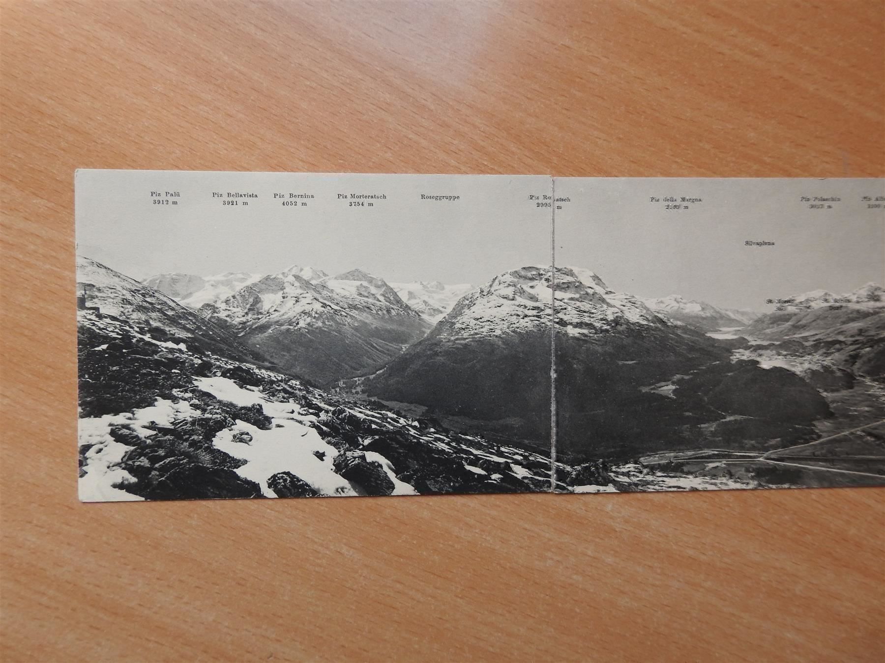 Incisioni: Panorama  Silvaplana - Cresta Samaden – Usato da Rain venduto da 999-800-K 1