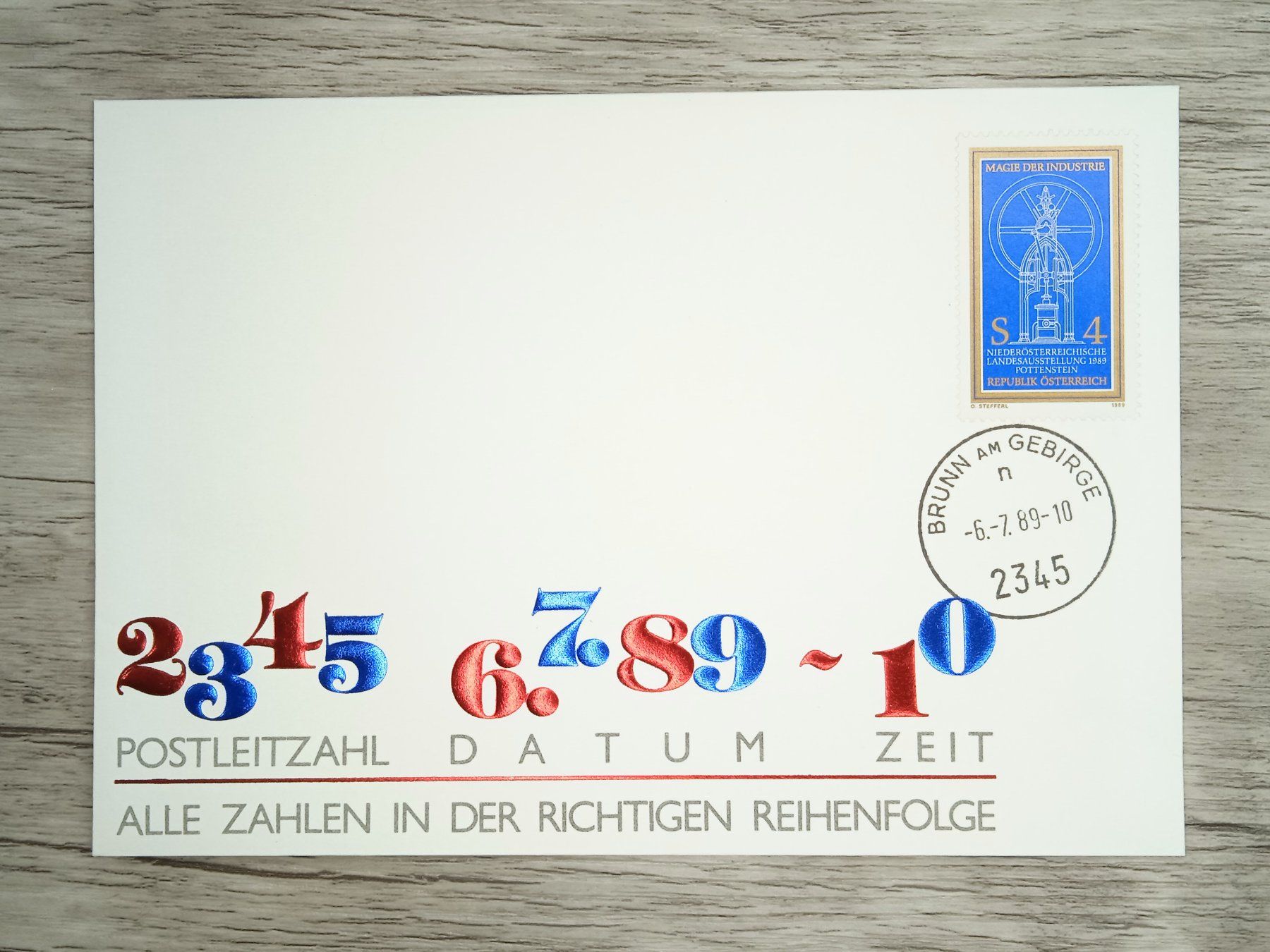 Tutti i francobolli: TR82 Enveloppe + Timbre Autriche 1989 – Usato da Cousset venduto da Patrick_Collections