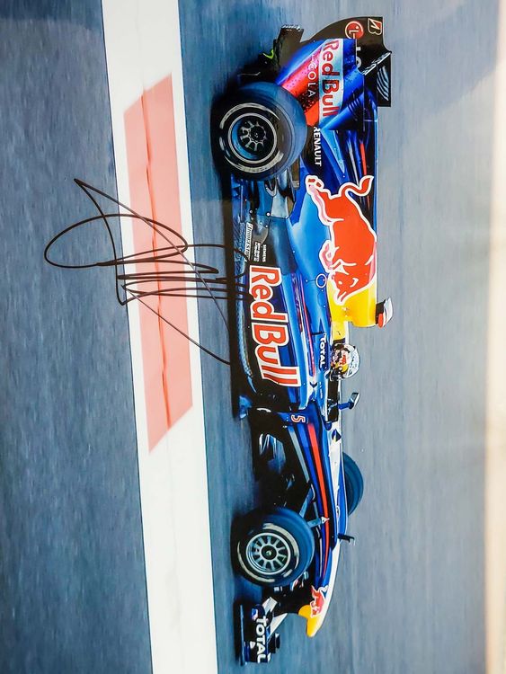 Sebastian Vettel Autogramm