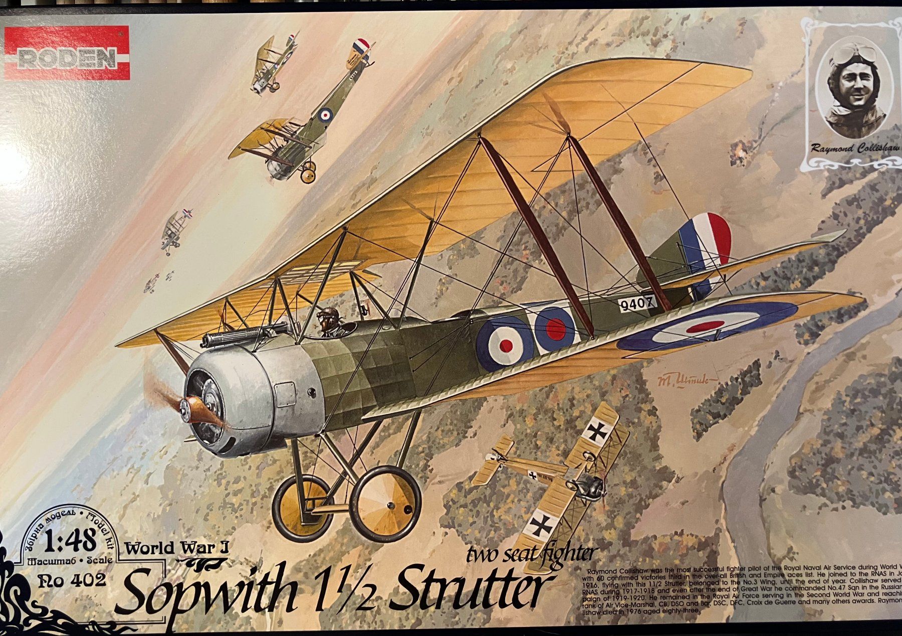 Kit di modellismo & Modellini statici: Sopwith 1/2 Strutter 1:48 – Nuovo e nell'imballaggio originale da Cologny venduto da Thr5167