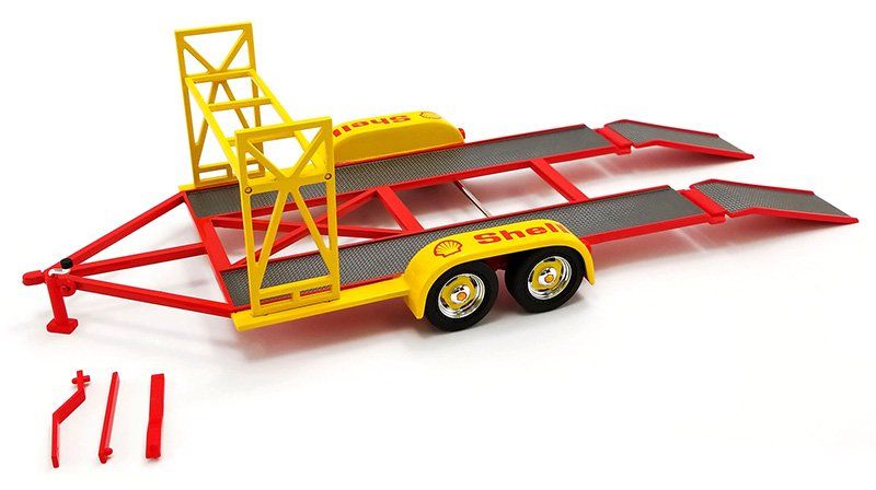 GMP Modellini d'auto: Car Trailer with Tire Rack "Shell" (GMP Models 1:18) – Nuovo e nell'imballaggio originale da Tramelan venduto da kha_jvd5 2