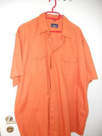 Neuw. Hemd kurzarm - orange - Gr.49-50
