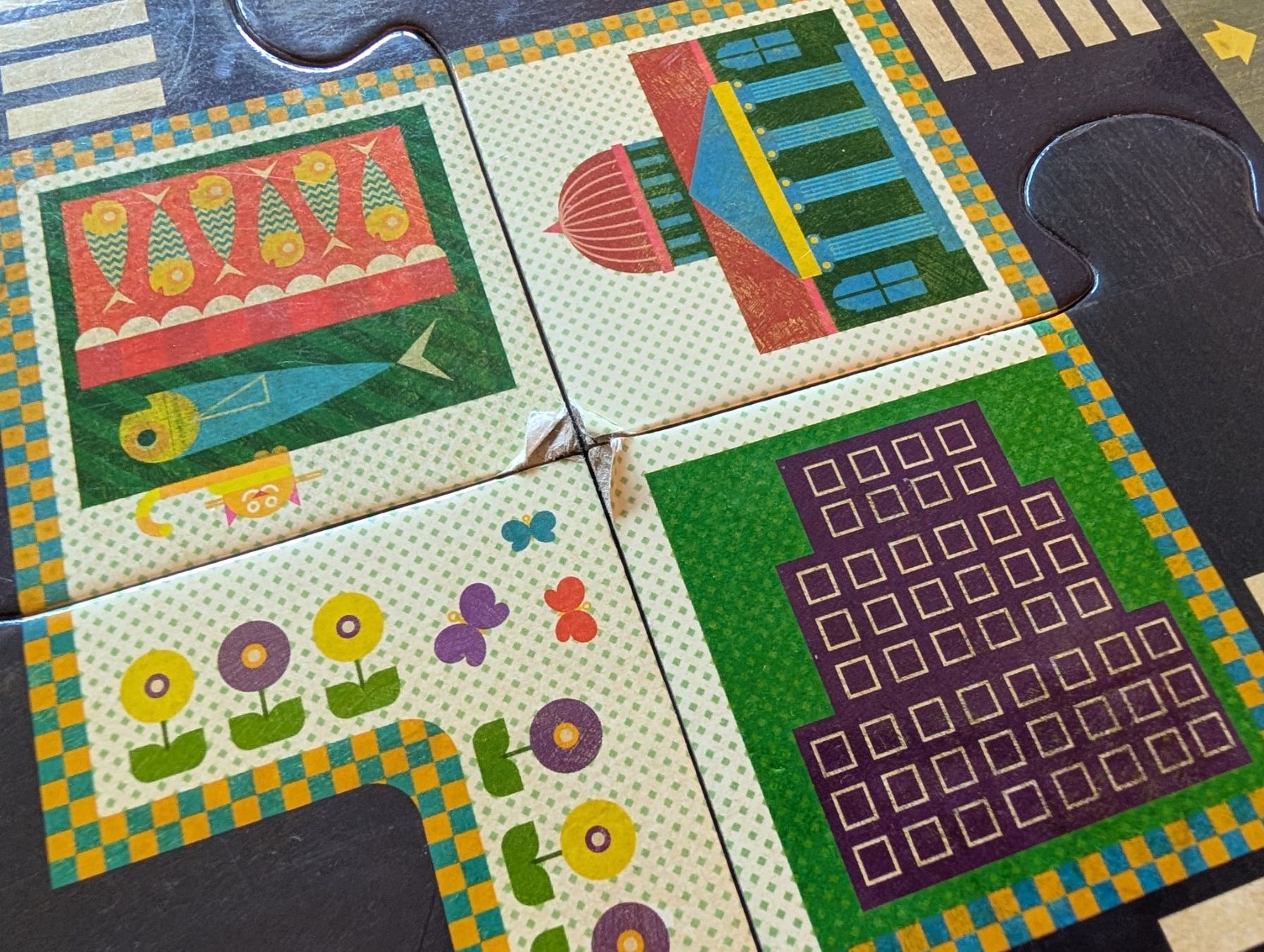 Giocattoli: Spielstrassen-'Teppich' in Puzzle-Form – Usato da Winterthur venduto da Blablakadabra 3