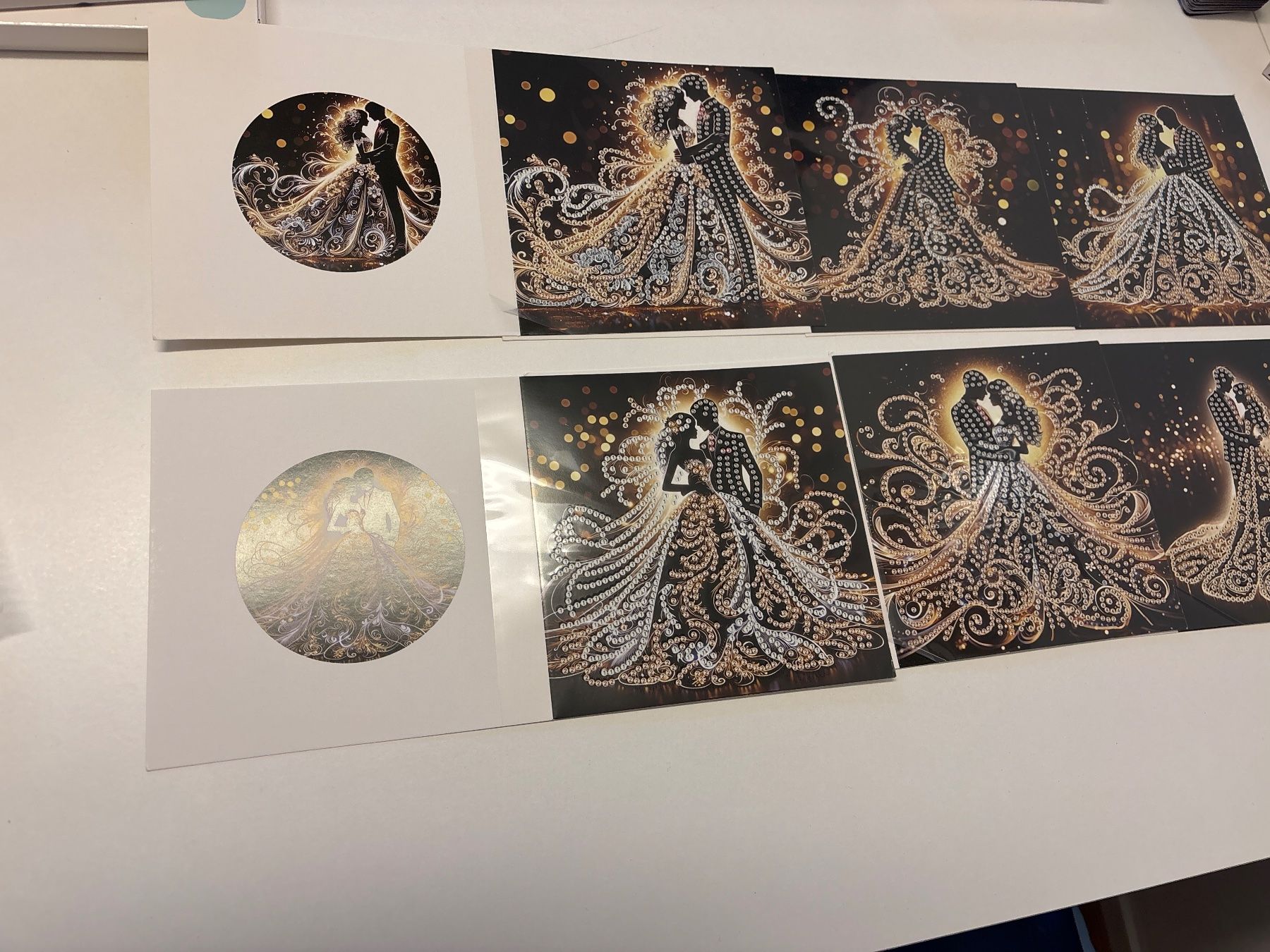 Kit bricolage: Diamant Paiting Karten Paar – Nuovo e nell'imballaggio originale da Amriswil venduto da SCHLOSSGEISTLI 1