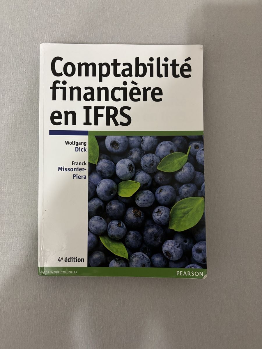 Bücher: Comptabilité financière en IFRS – Gebraucht aus Belfaux von vik_c6z2