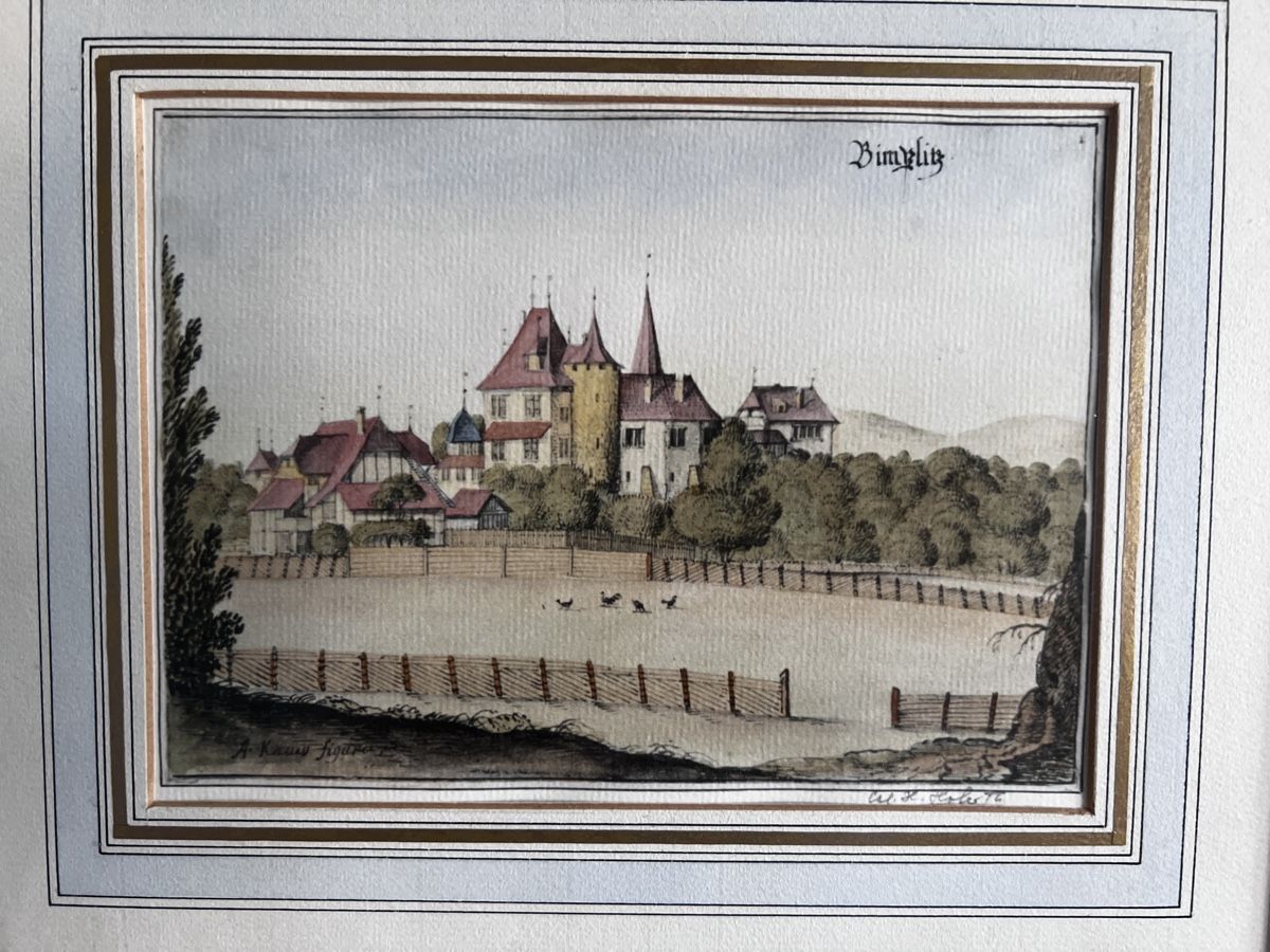 Foto & Immagini: Bild Bümpliz Schloss um 1660 – Usato da Neuenegg venduto da Magosaurus 1