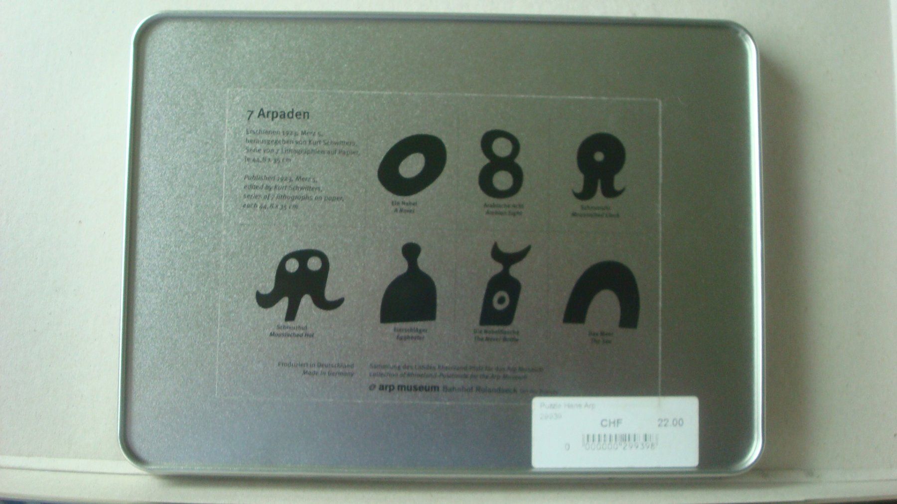 Tutte le decorazioni: Hans Arp Puzzle "7 Arpade" Arp Museum – Usato da Münchenstein venduto da Pesci6 7