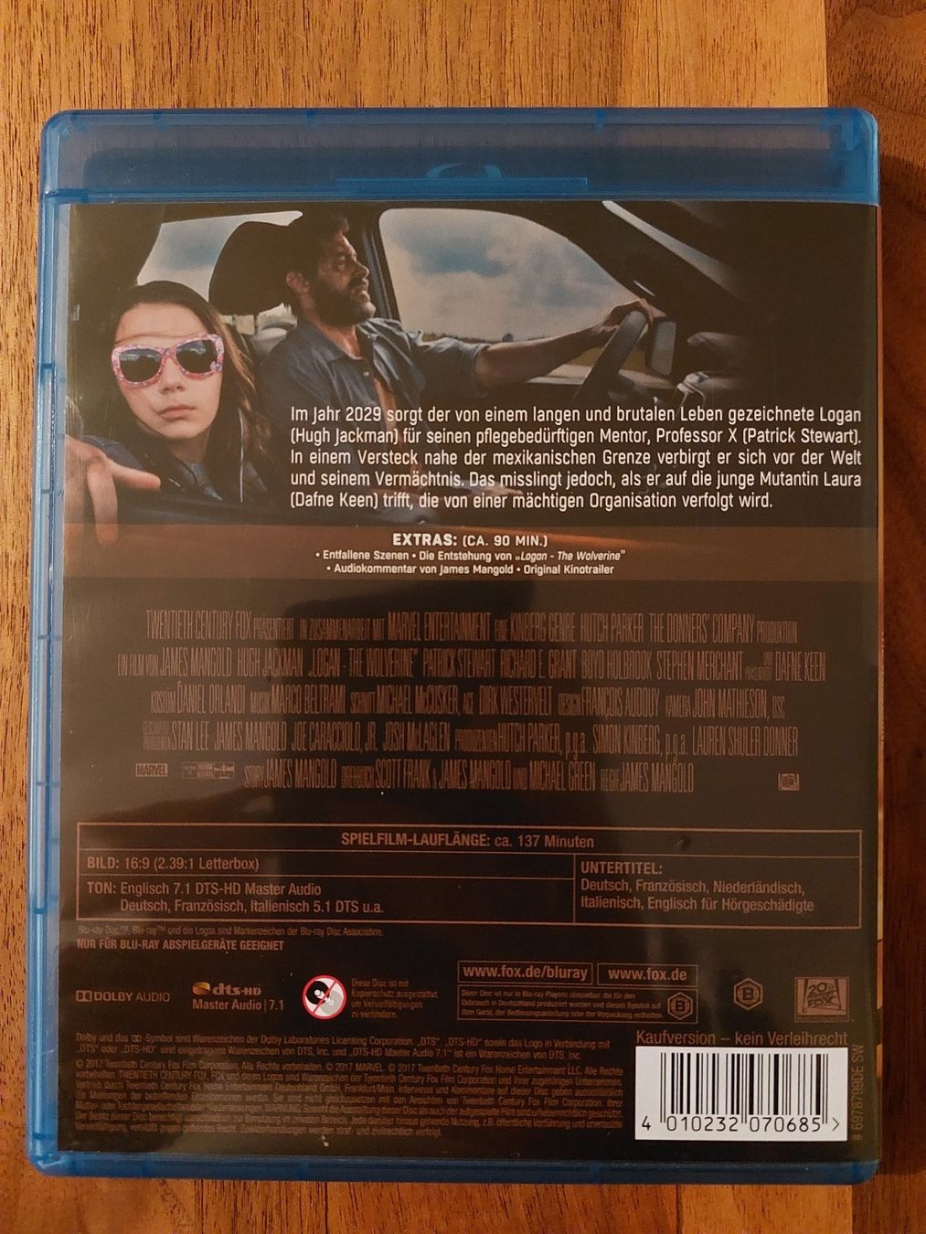 Tutti i DVDs: Blu Ray - Logan The Wolverine (2017) – Usato da Rheinfelden venduto da FilmAuktion 1