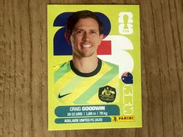 Panini FIFA World Cup 2026 Sticker Craig Goodwin AUS 17