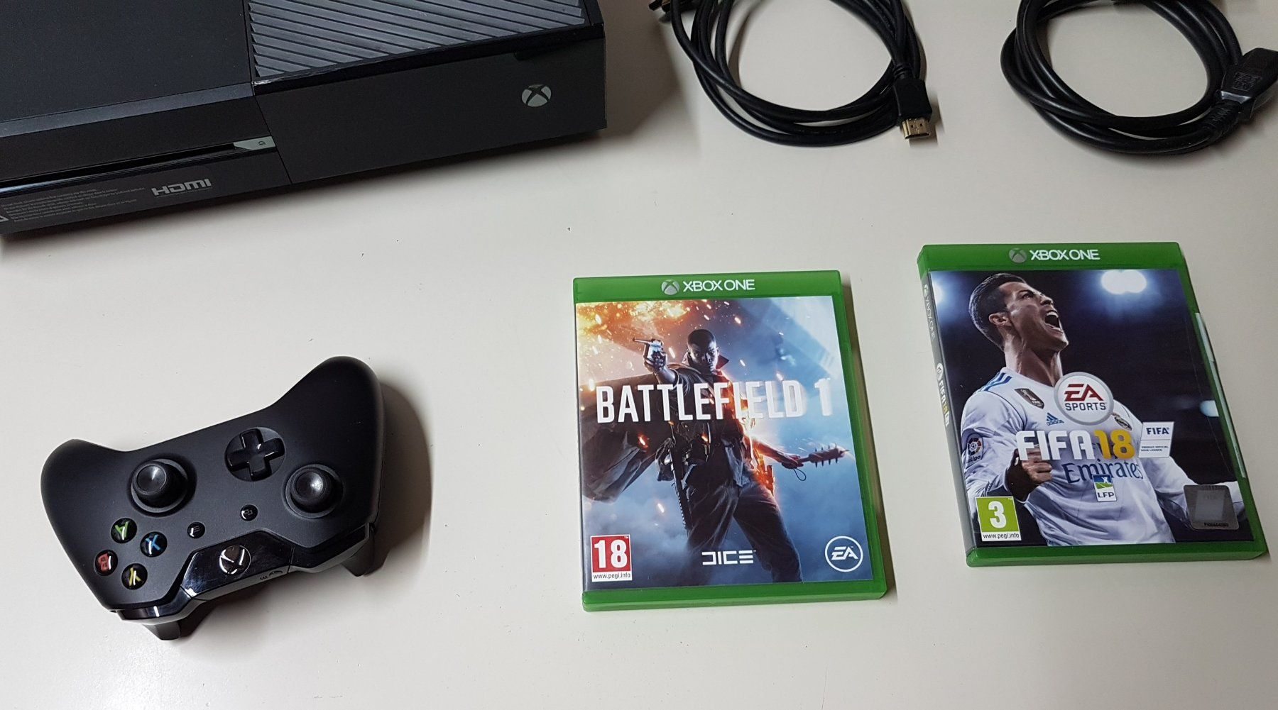 Microsoft Konsolen: 😎  Xbox One Konsole mit Spiele – Gebraucht aus Schüpfheim von Games_Spielkonsolen 1