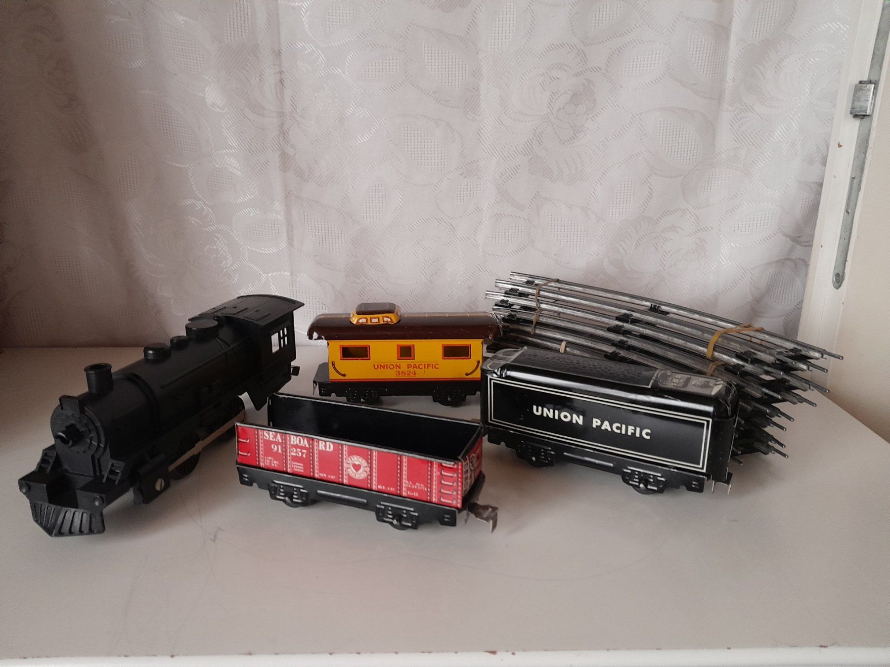 Modellini di ferrovie: Mechanical Eisenbahn-Set vom Marx, USA 1977 + Geschenk – Usato da Schwarzenbach SG venduto da utschu09 4