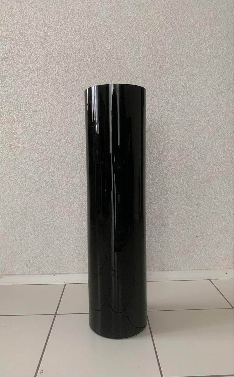 Vasen & Gefässe: Schwarze Zylinder-Vase – Neu (gemäss Beschreibung) aus Laupen BE von rk.abi