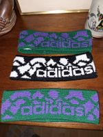 3 ADIDAS Vintage Retro Stirnbänder