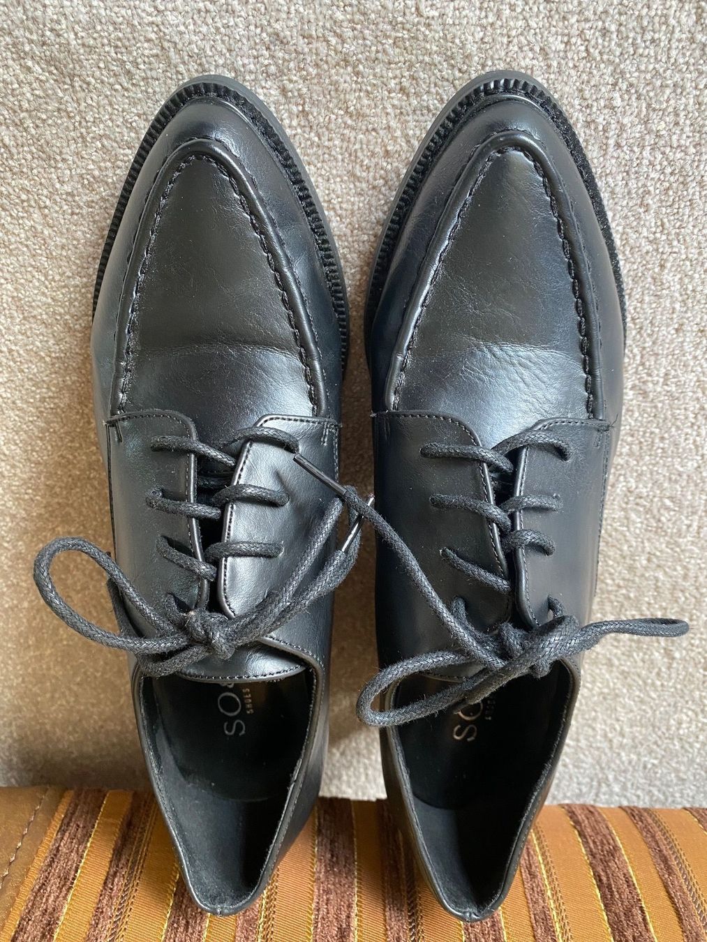 Scarpe da donna: Schnürschuhe, Halbschuhe, schwarz, 37, Blockabsatz – Usato da Zollikon venduto da into-the-west 2