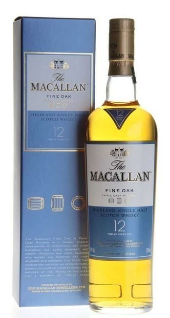 Macallan Bevande alcoliche: Macallan 12 years Fine Oak 70 cl – Nuovo e nell'imballaggio originale da Deitingen venduto da ped_7s7b