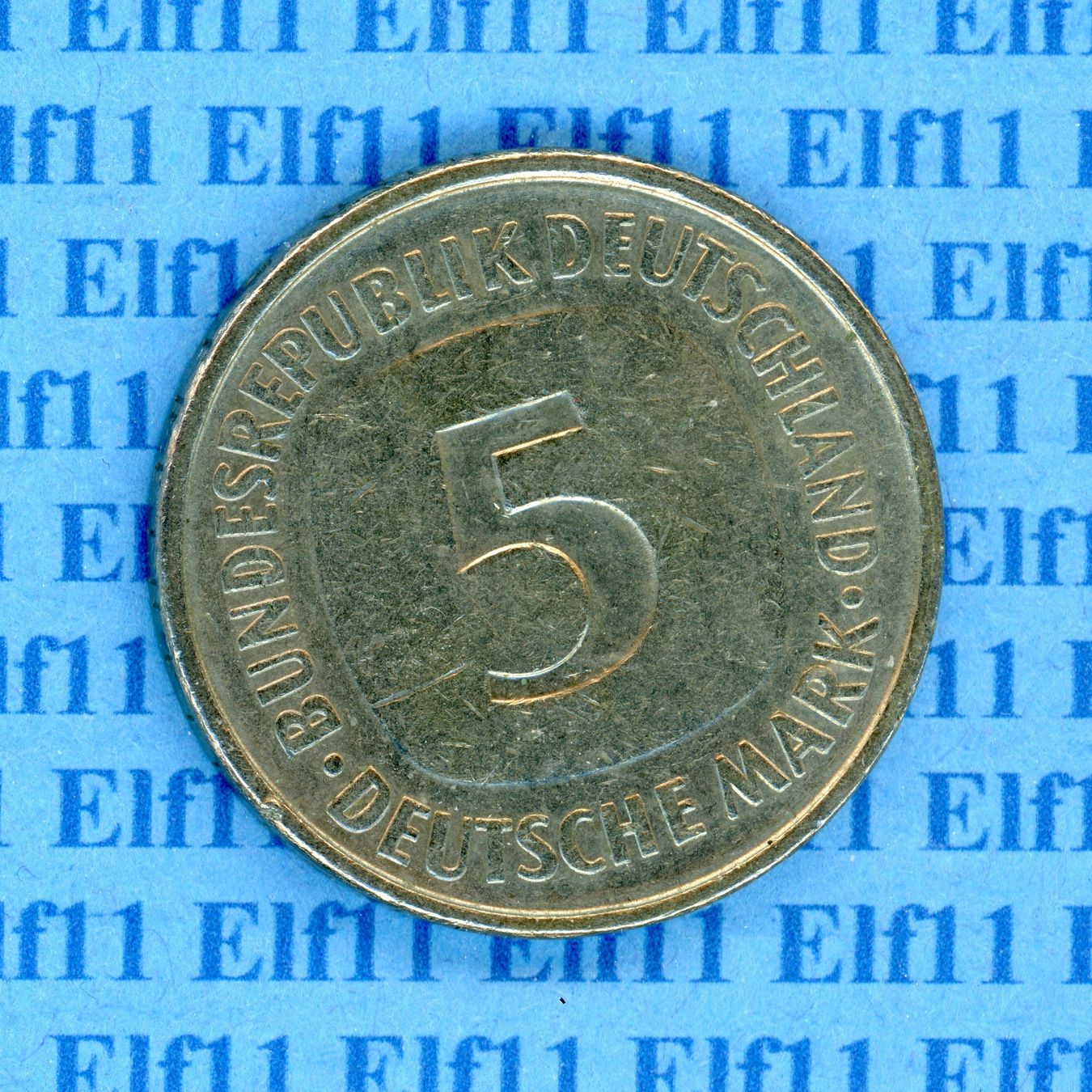 Tutti le monete: DEM___5.00 1980F -vz 5 Deutsche Mark – Usato da Widnau venduto da Elf11 1