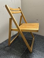 1x folding chair wood retro vintage MCM 🪑 Klappstuhl Holz